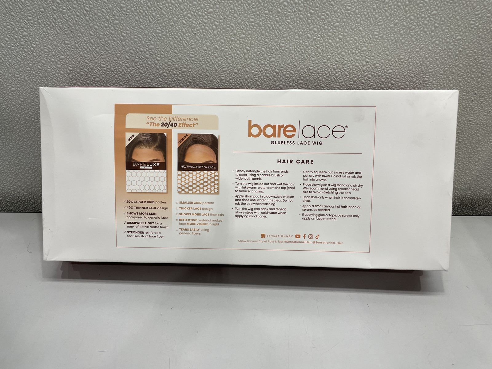 Sensationnel Unit 15 Black Bare Lace Synthetic 13×6 Lace Front Wig, 26″