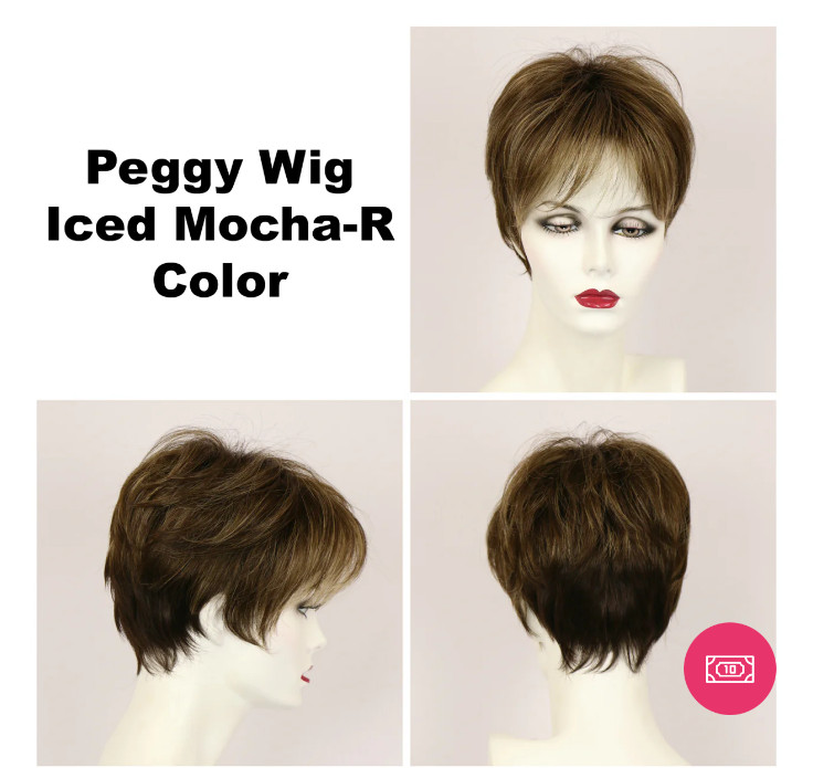 Godiva’s Secret Wigs “Peggy Wig” Ice Mocha-R (rooted)