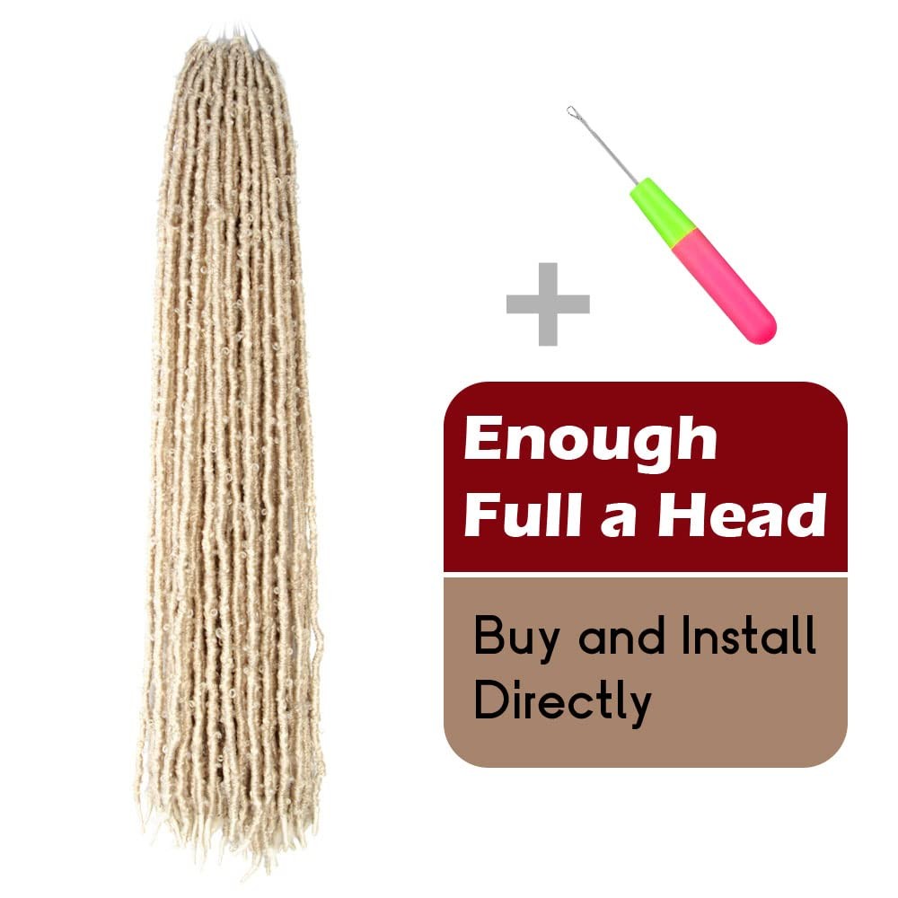 Bohobabe 30 Inch Light Weight Butterfly Locs Crochet Hair 6 Packs Long