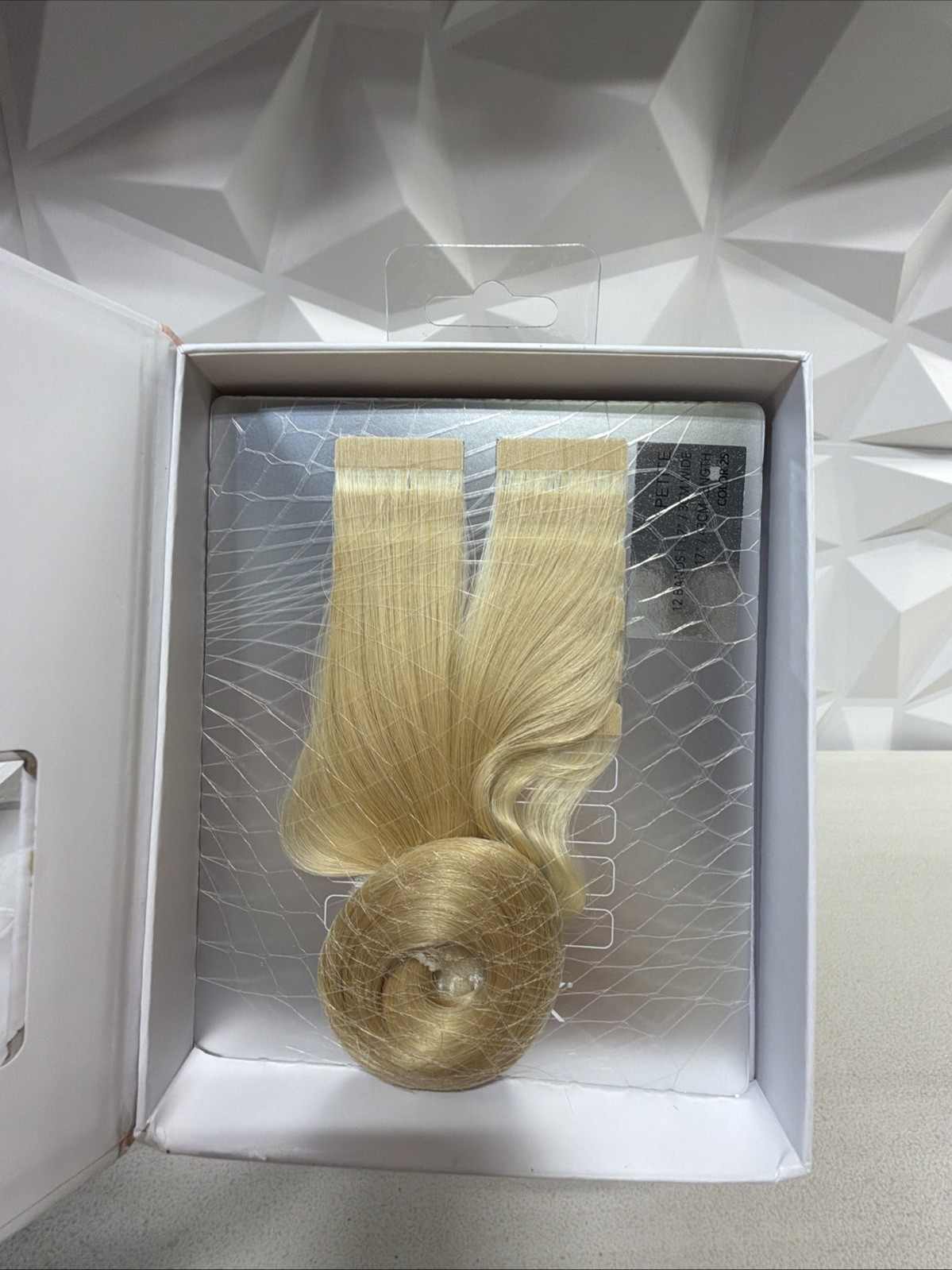 Hairtalk Extensions Tape 17in PETITE 12bands 1.2 Wide Color 25