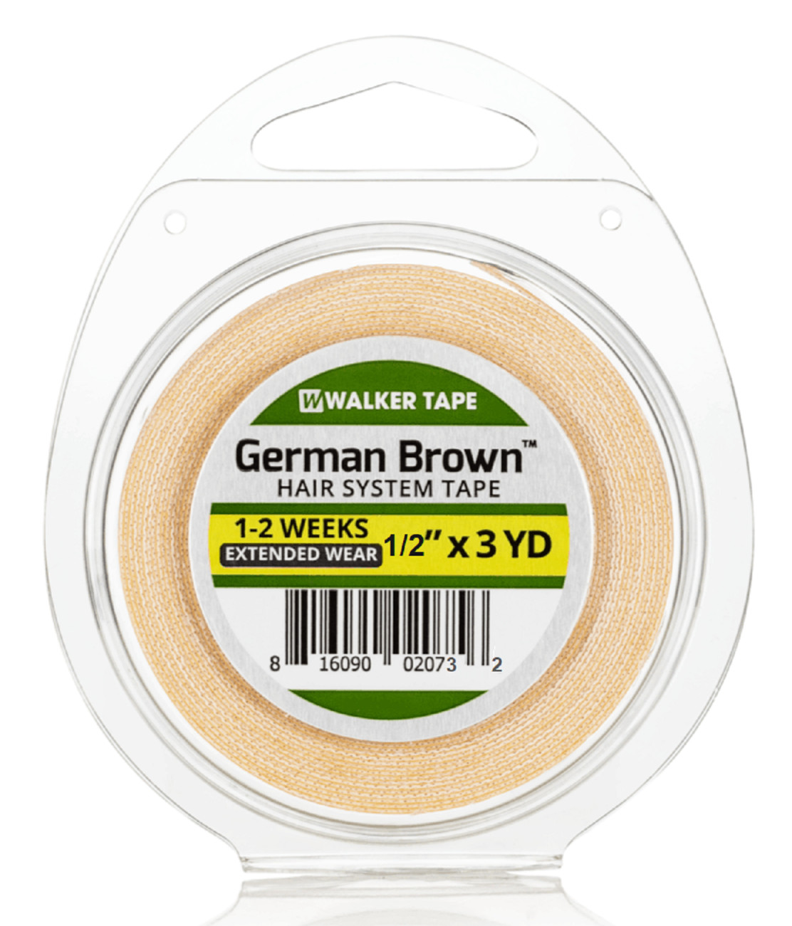 WALKER German Brown Liner Cloth Tape Roll 1/2″ x 3 yds toupee lace wig hairpiece
