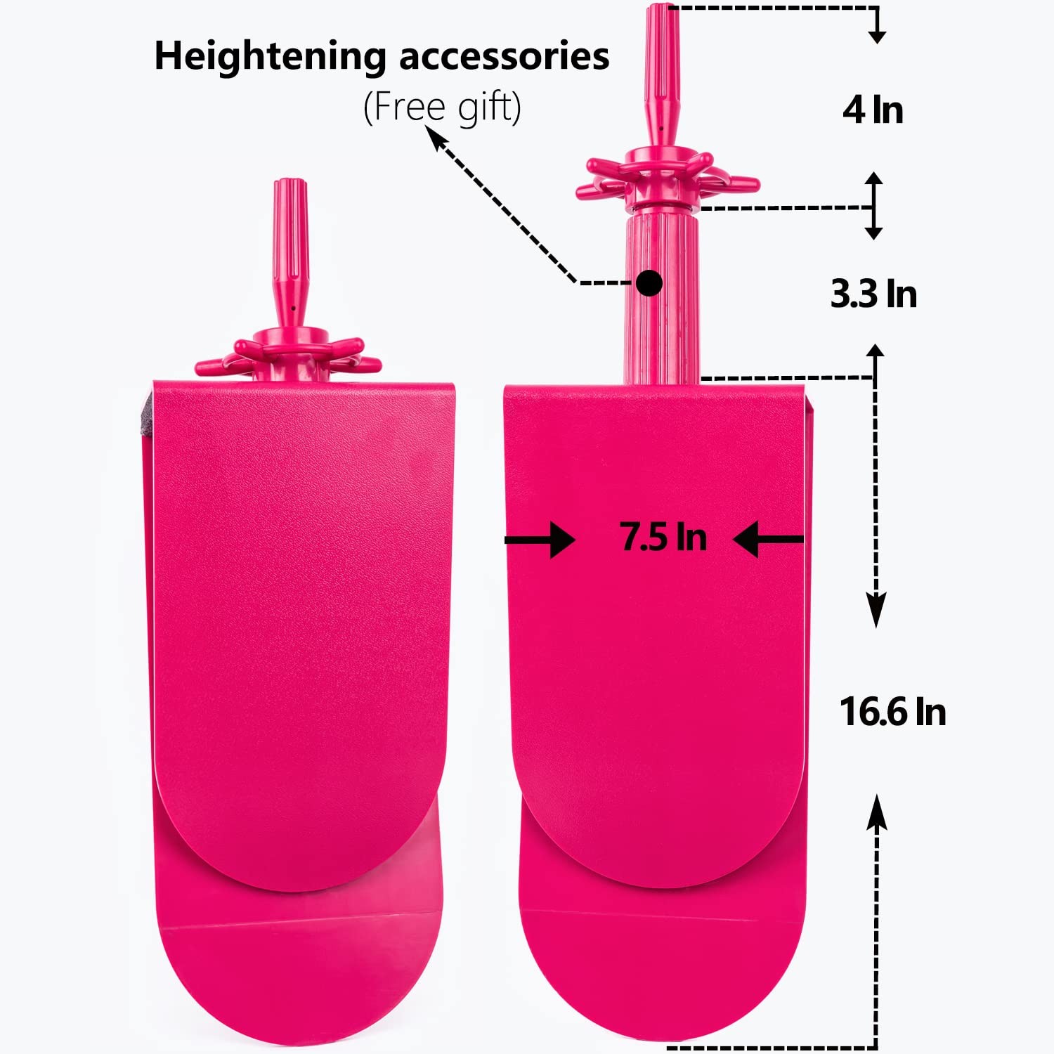 Mannequin Head Stand for Chair – 17 Inch, Rose red 1 pcs