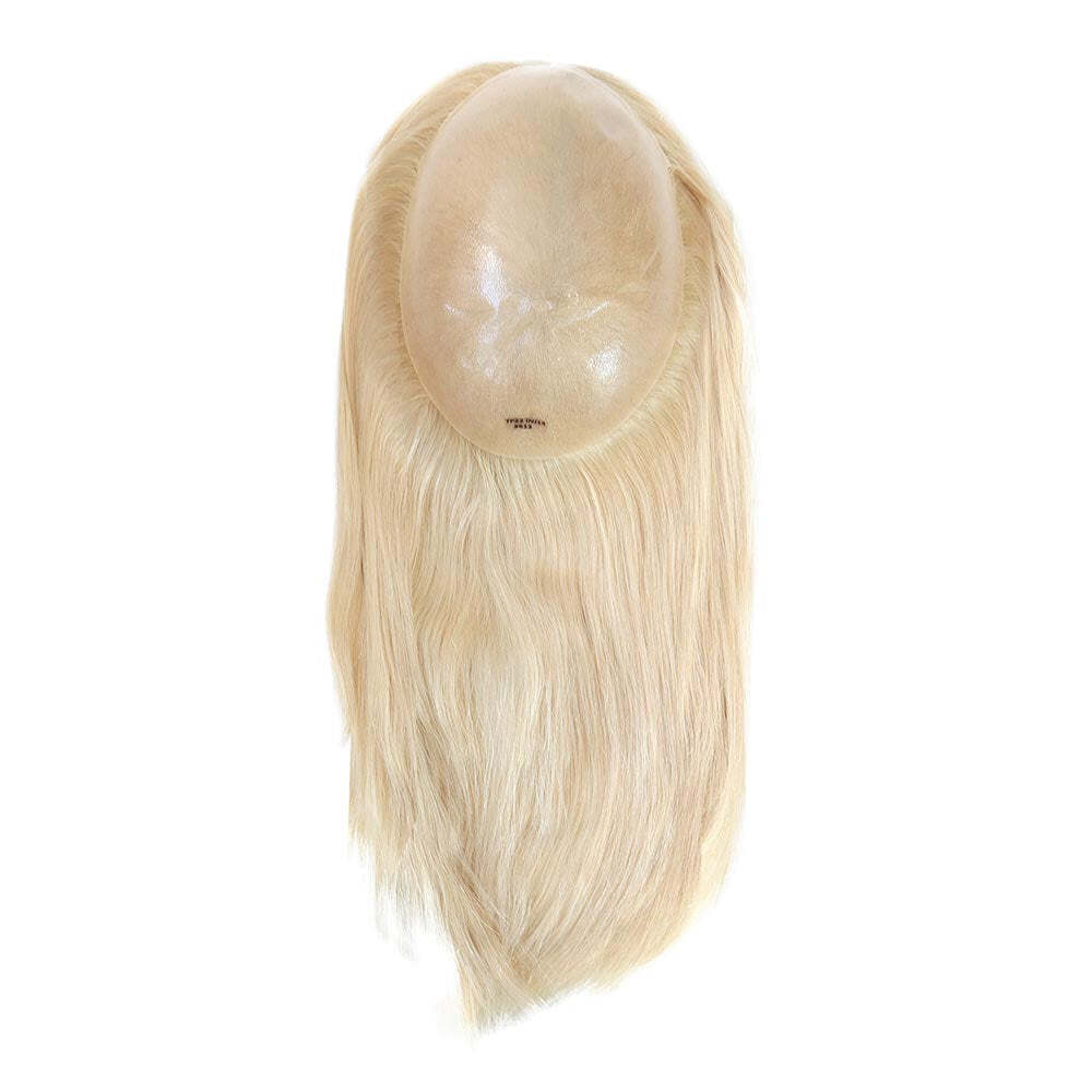 14″ 16″ Injected Full Thin Skin Base Human Hair Toppers for Women