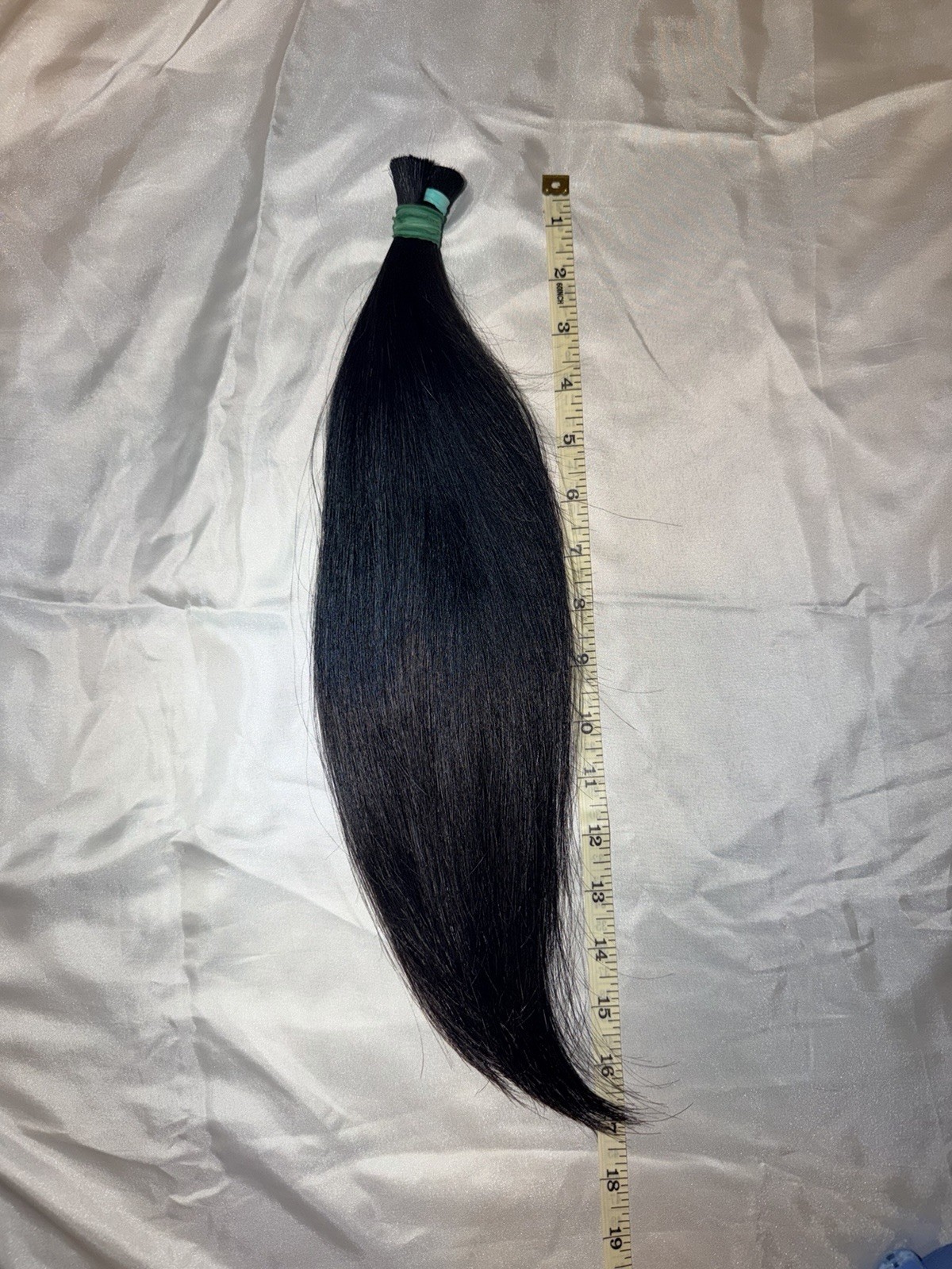 17 Inch, 73g Beautiful Human Hair Cut Ponytail, Fresh From Salon Single Donor. 5