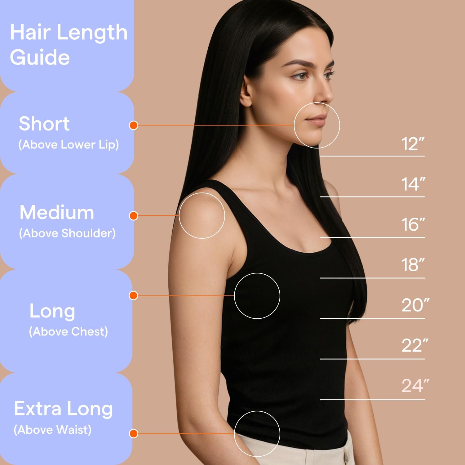 Hair Fill-ins Clip in, Balayage Brown Blonde 12 Inch 55g 4 Pcs
