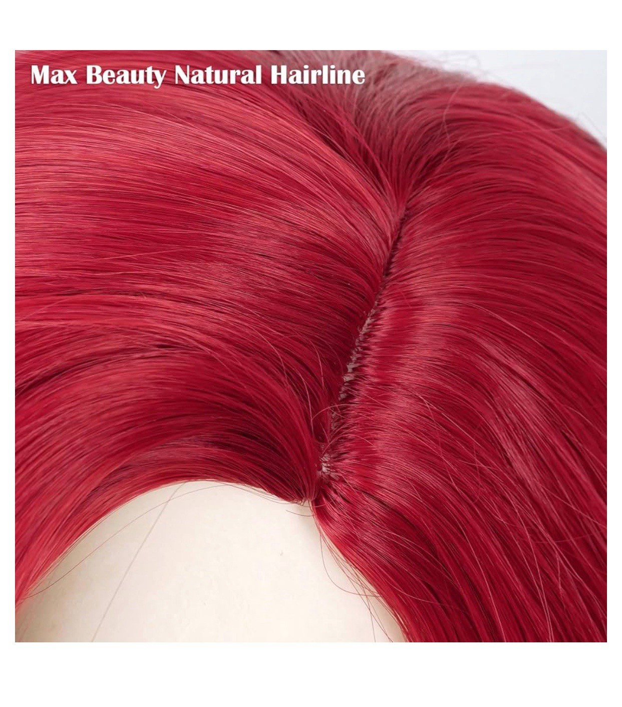 MaxBeauty Kid Red Wig With Starfish Hair Clip/Red Wavy Long Hair,Heat Resistant