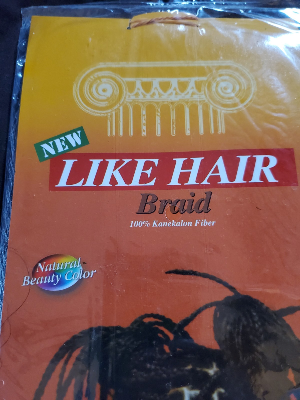 4 Pack Zury 100% Kanekalon Like Hair 24″ wigs/braids/exts color “51” black/grey