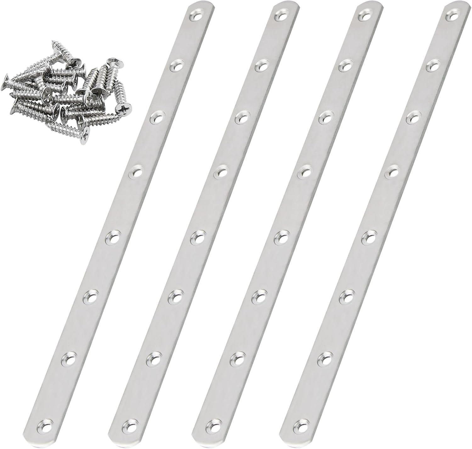 11.5 Inch Stainless Steel Straight Brace, Flat Straight Support, Repair Fixed Br