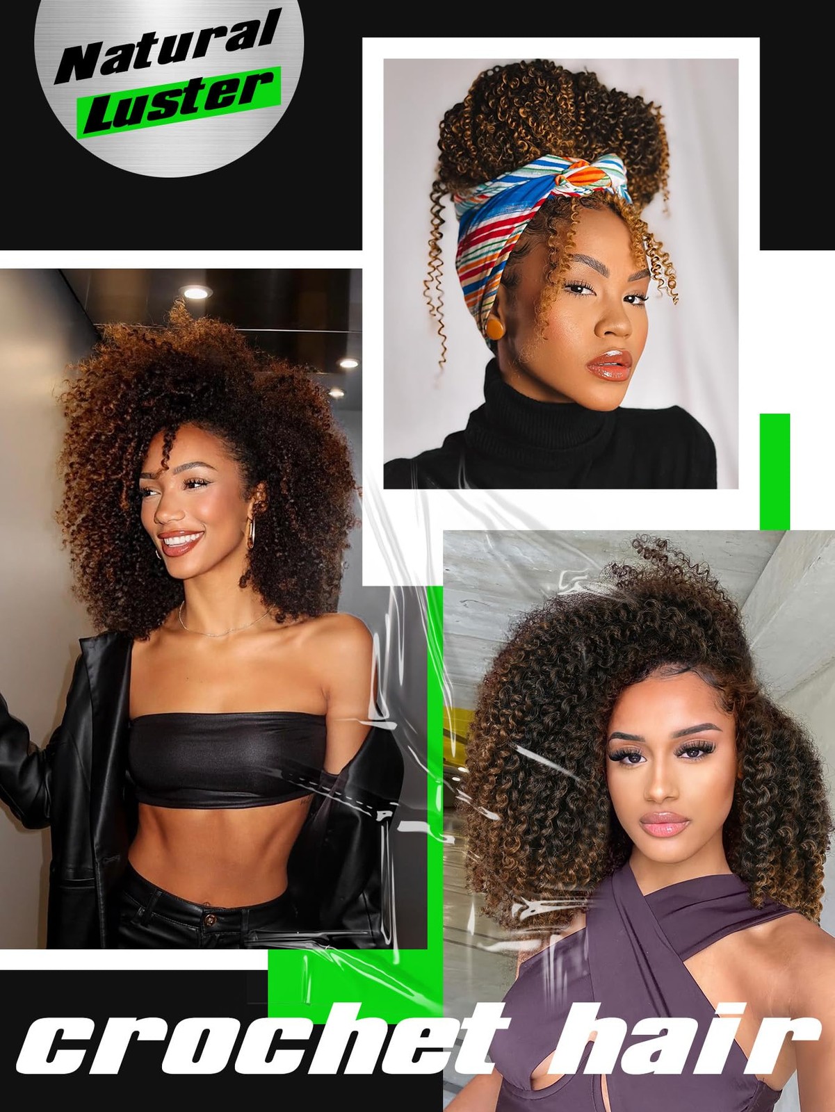 Afro Kinky Curly Crochet Hair Extensions – Marlybob Braiding Hair for Black W…