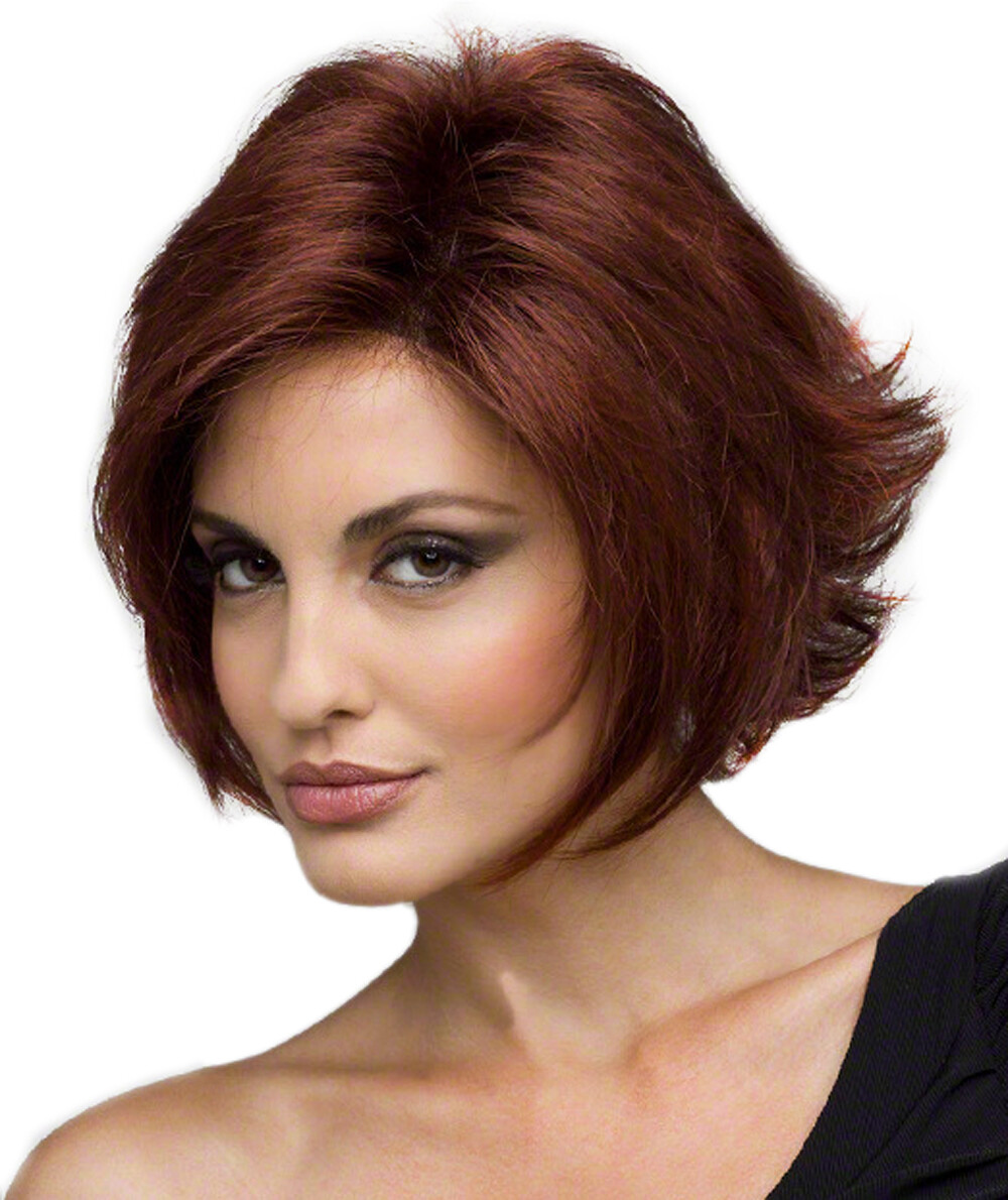 Women Short Auburn Red Pixie Cut Wigs for Party Synthetic Natural Daily Use