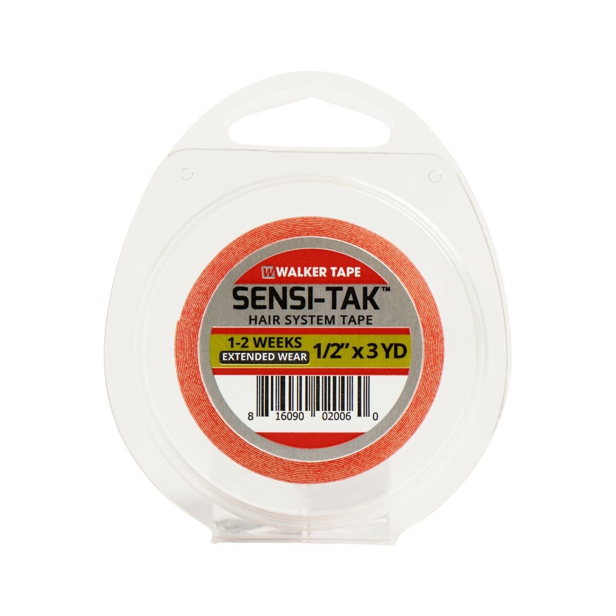 SENSI- TAK RED-E LINE I/2″X 3 YD 1-ROLL TAPE DOUBLE-SIDED FOR POLY WIGS TOUPEE