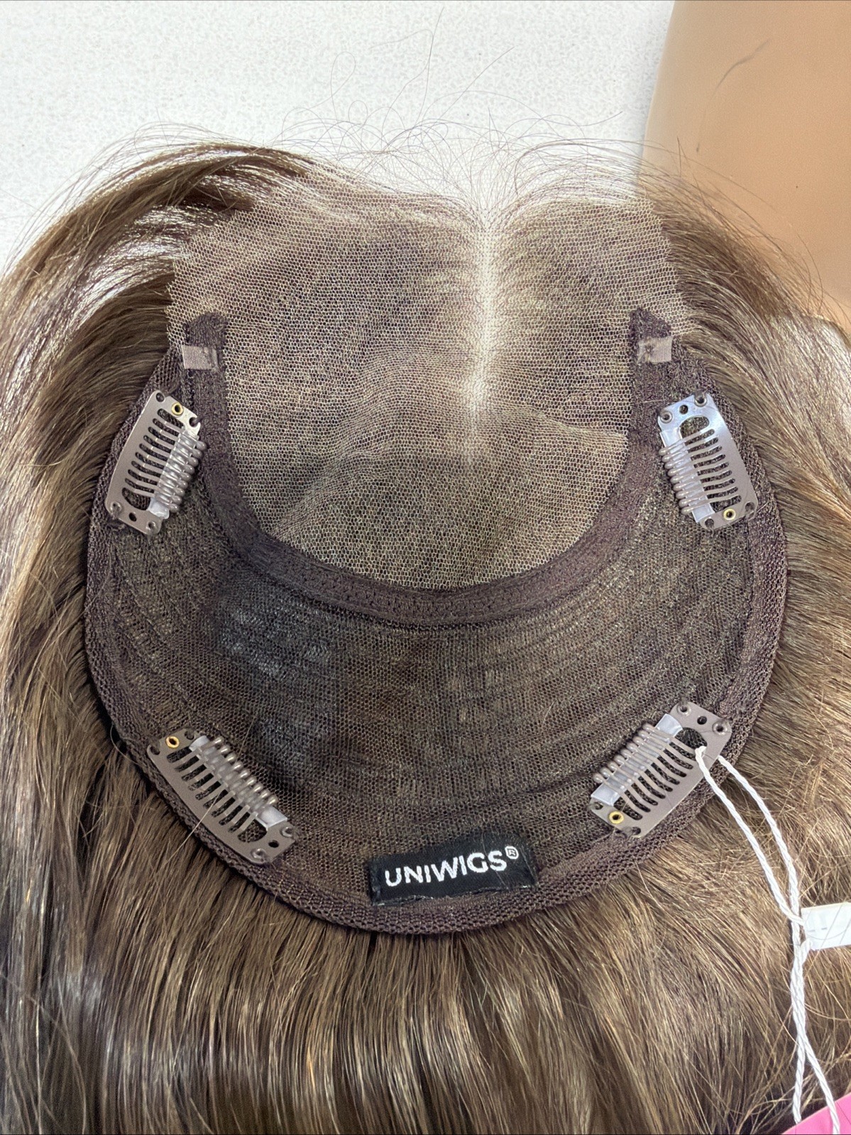 UNIWIGS Lacefront Topper Ultra Breathable 8.5 X 9 HUMAN HAIR 14in