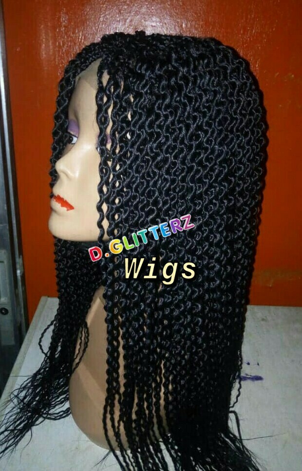 (SALES) WaterMelon African Braided wigs (Purple)