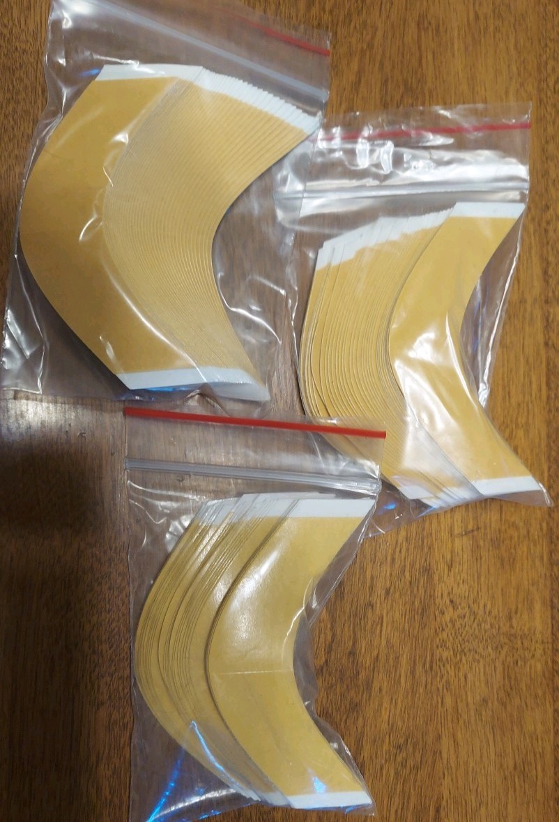 Walker German Brown Liner Cloth Hairpiece Wig Tape CC Contour 105 Pcs(3pks)