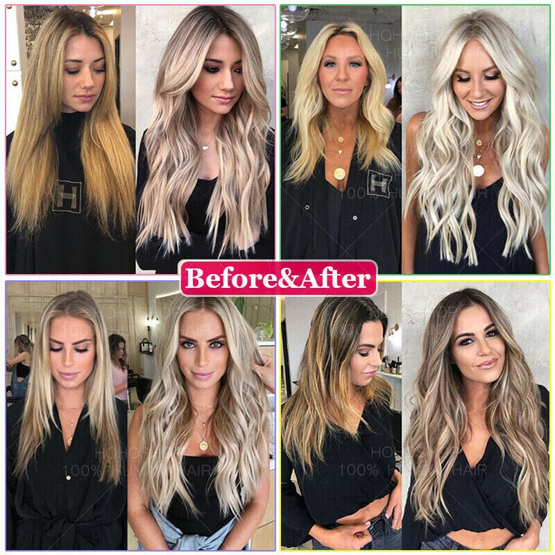 Tape In Remy Human Hair Extensions Double Sided Skin Weft Straight Fashion Hair