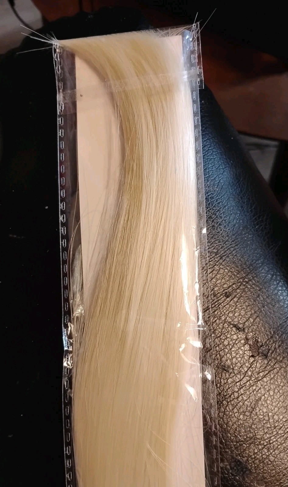 Real Remy 100% Human Hair Extensions Tape-In #613 Bleach Blonde 10 Pcs New