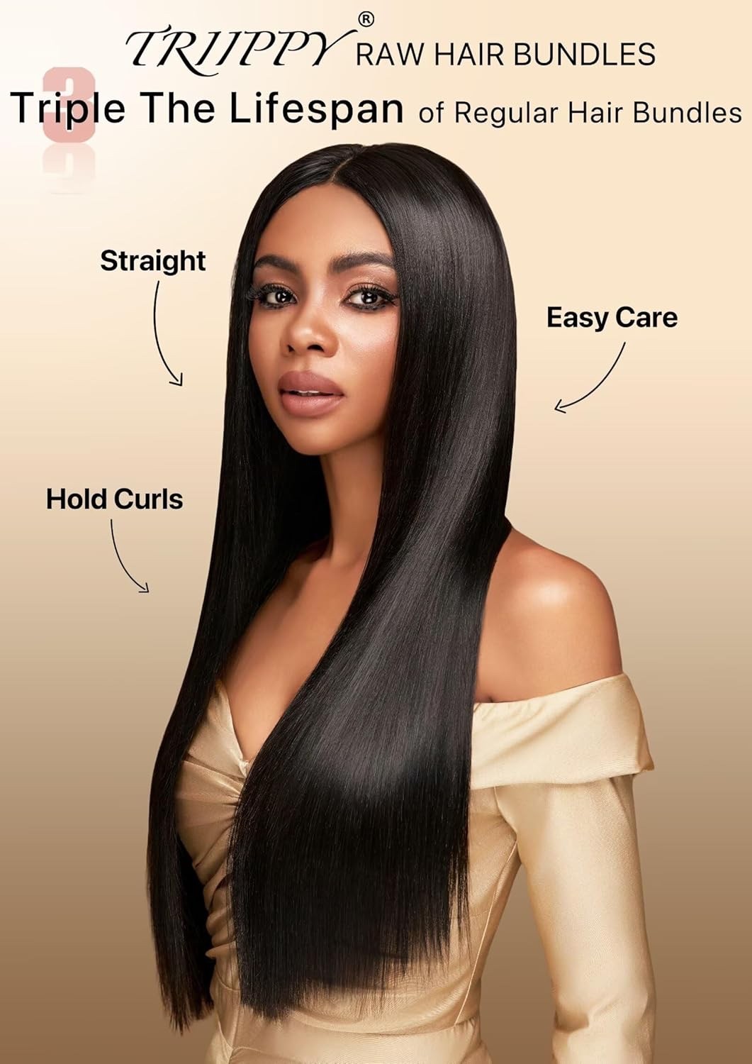 Raw Human Hair 2 Bundles,Triple Lifespan Than Regular Virgin Hair No.1 Sales Of