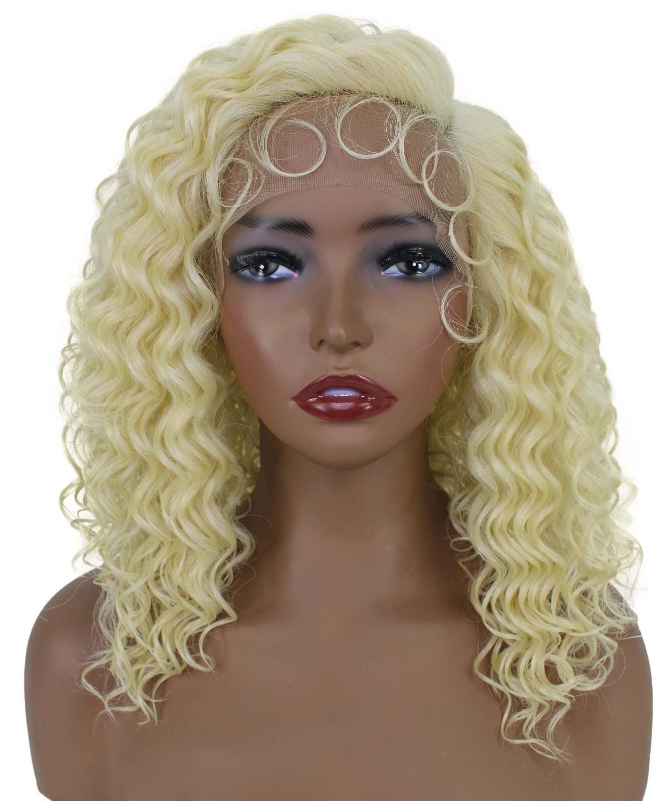 LUXLUXE Nadia 14.5” Side-parted Lace Front Medium Length Multicolor Wig BL-0153