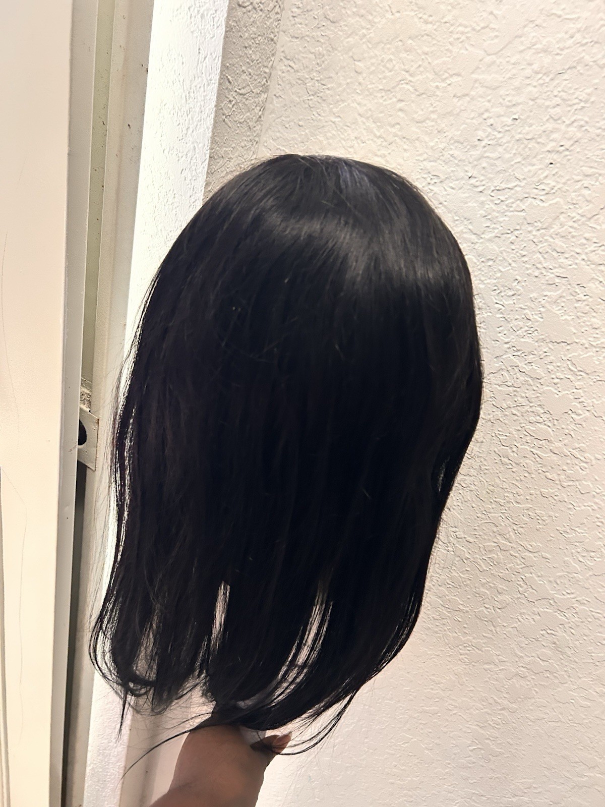 Long Black Straight Synthetic Lace Front Glueless Middle Part Wig for Women