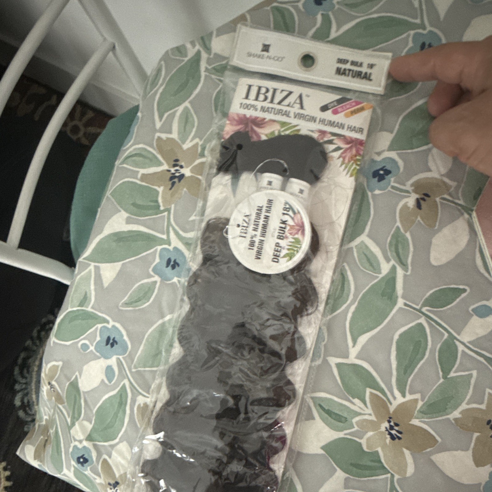 Ibiza 100% Natural Virgin Human Hair Deep Bulk 18 in Hair Extension Bulk