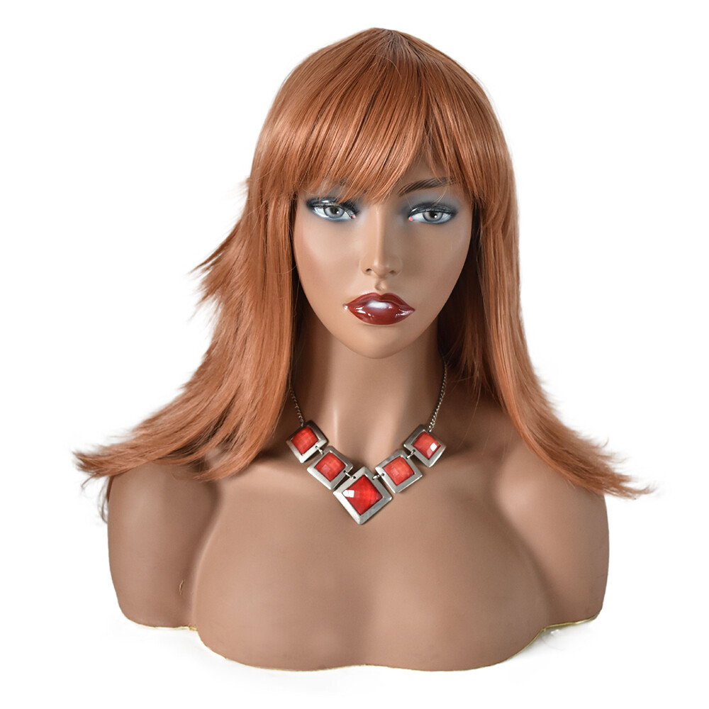 22″ Long Layered Synthetic Hair Wigs for Women Fashion Cosplay Party Natural US