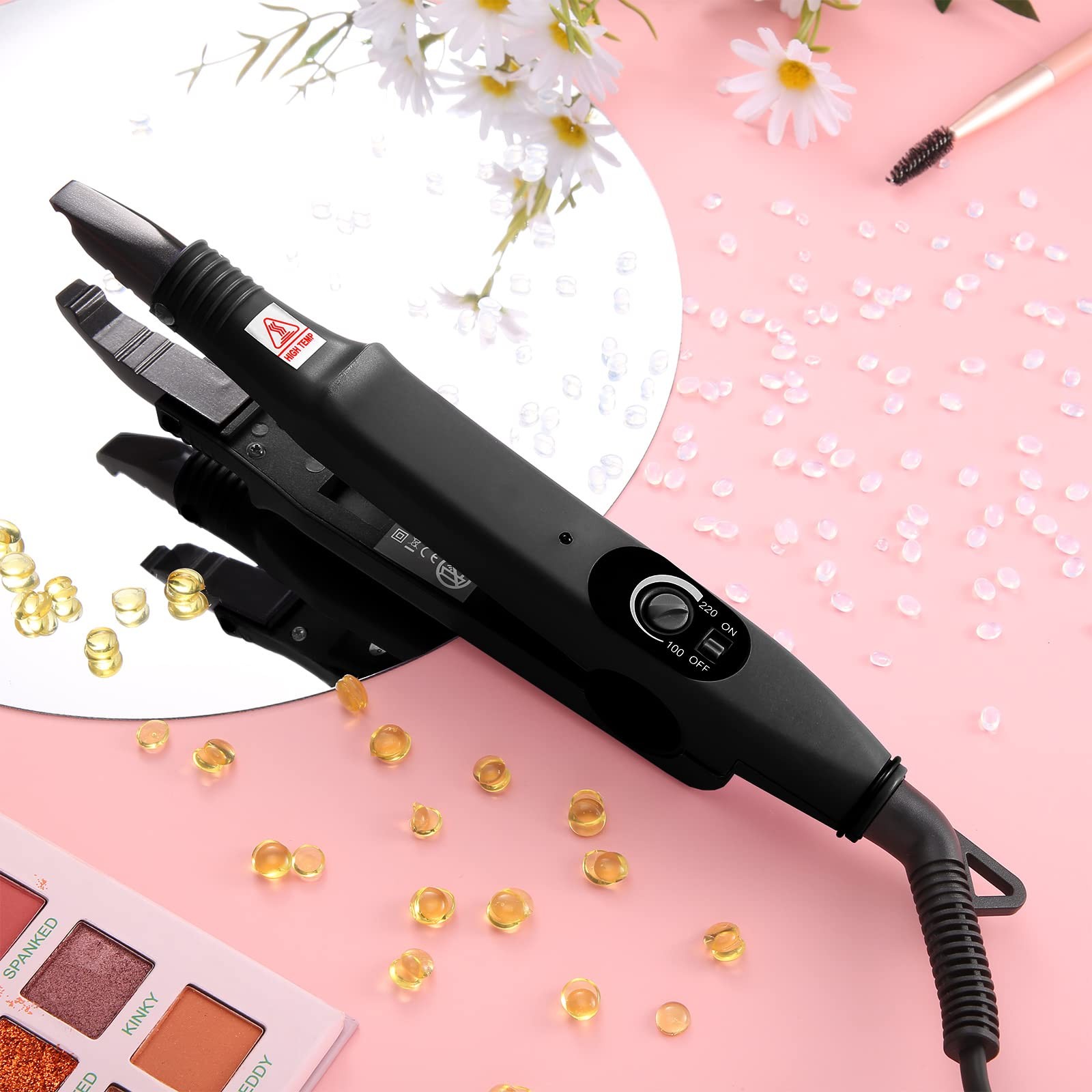 Lanties Hair Extensions Iron Fusion Keratin Hair Extensions Heat Tool Heat Co…