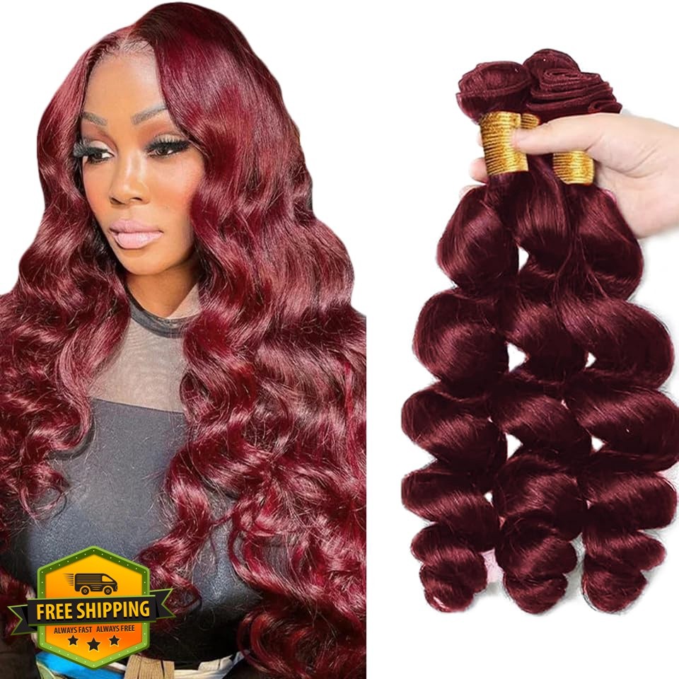 GtaiiReu #99J 22-26 Inch Loose Wave Bundles
