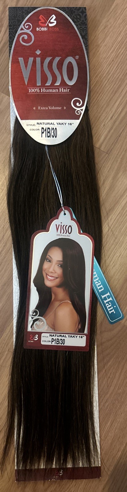 100% Human Hair Extensions. 16”inch. Color #1B/30. 1 Pack For $45