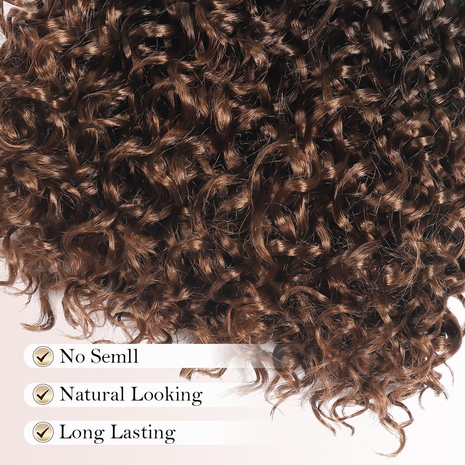 8 Packs GoGo Curl Crochet Hair 10 inch Short 10 Inch (Pack of 8), 1B/4/30#