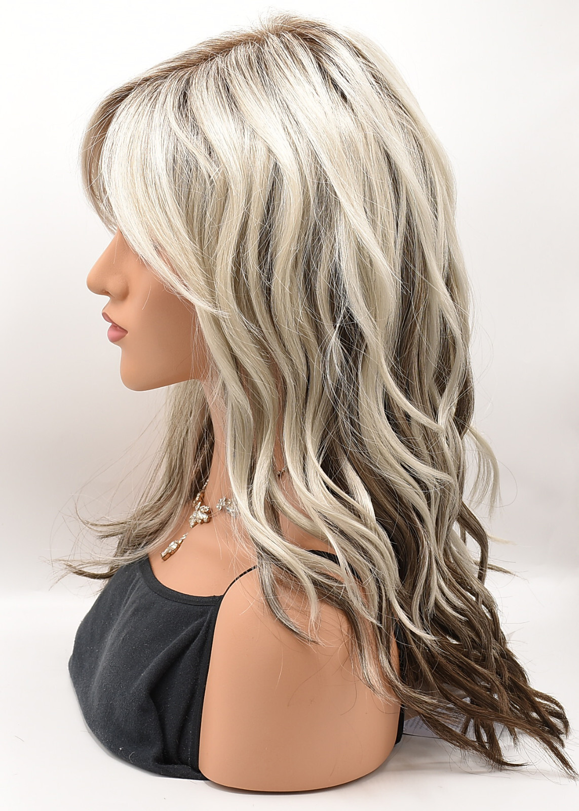 VERONA Wig by ESTETICA, Exclusive Color ICY SHADOW, Mono Top + Lace Front, NEW