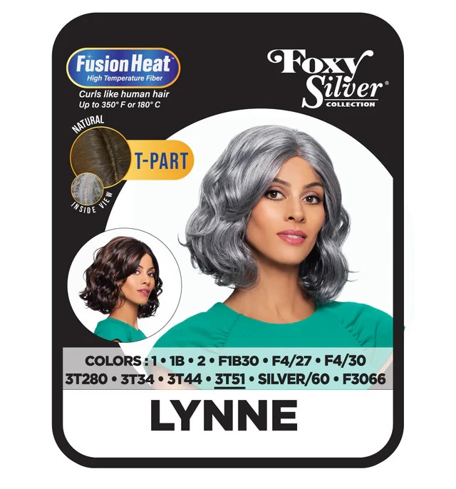 Foxy Silver LYNNE Wig, Stylish and Natural-Looking Synthetic Wig