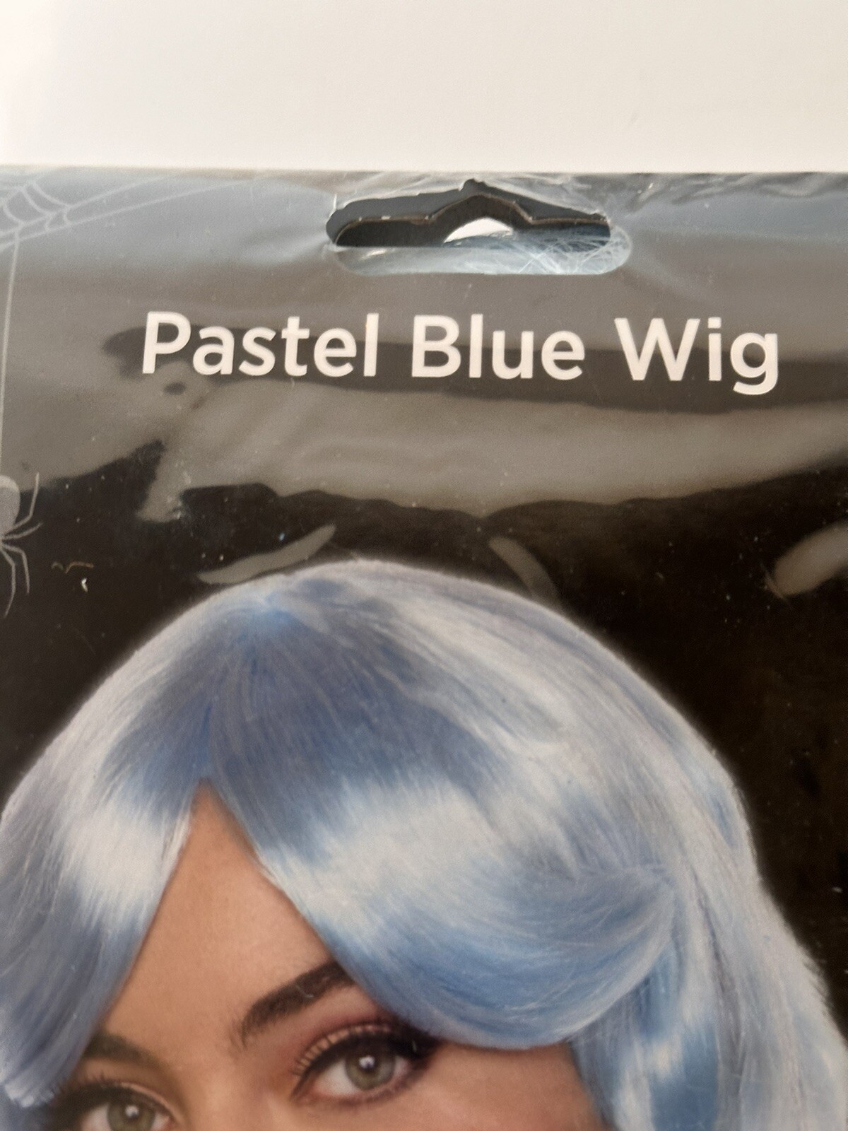 Halloween Pastel Blue Wig – One Size Fits Most – Ages 14+ Theater Cosplay Fun