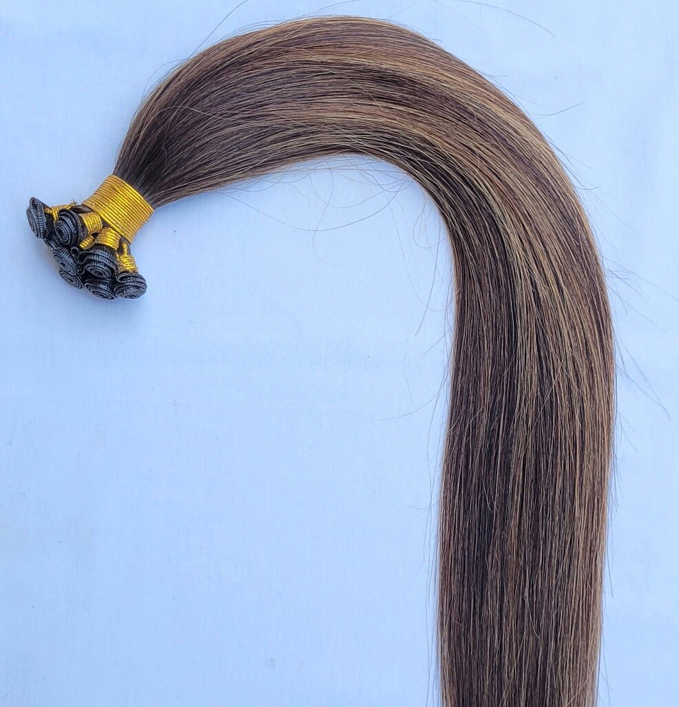 18″, 20″, 22″ Hand-Tied Weft, 100 grams, Human Remy Hair Extensions #B2/6