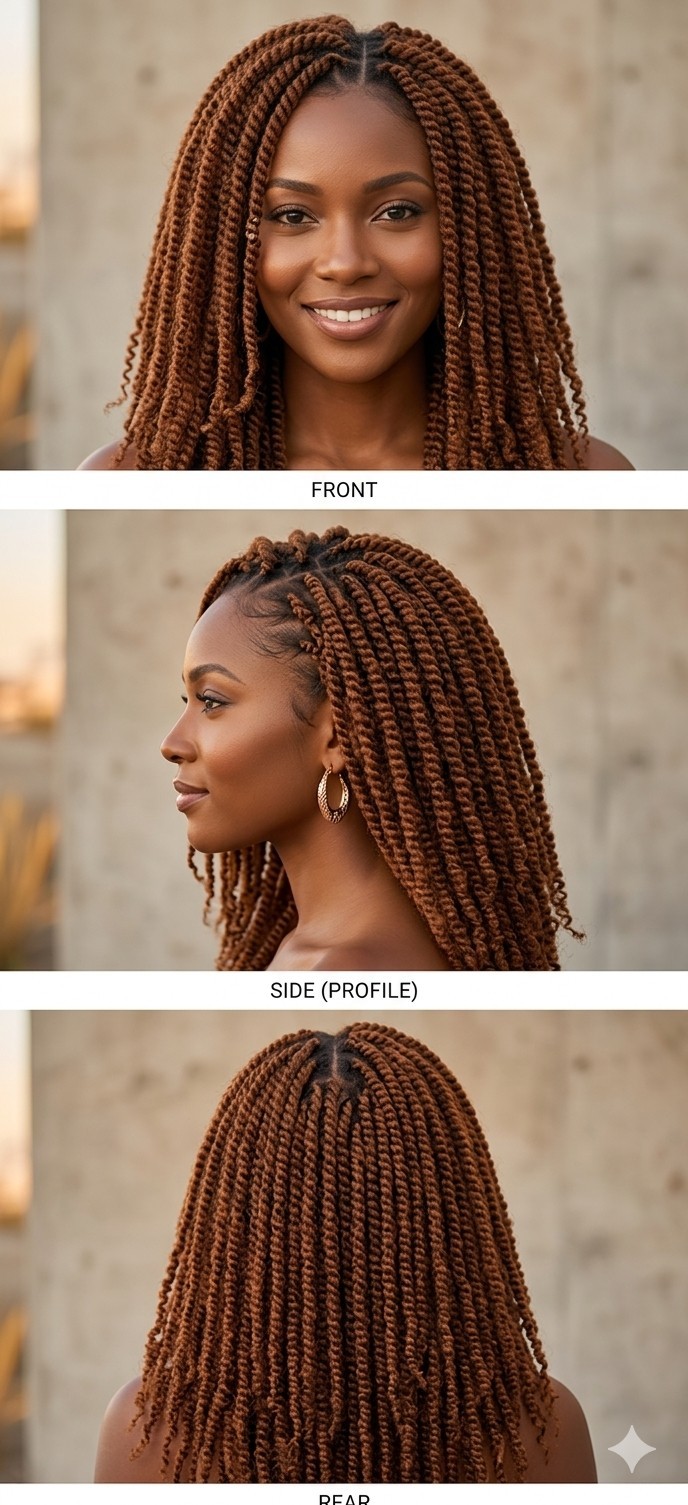 HERA Afro Kinky Braid Hair Extension – 100% Kanekalon Fiber – Multi-Colors…