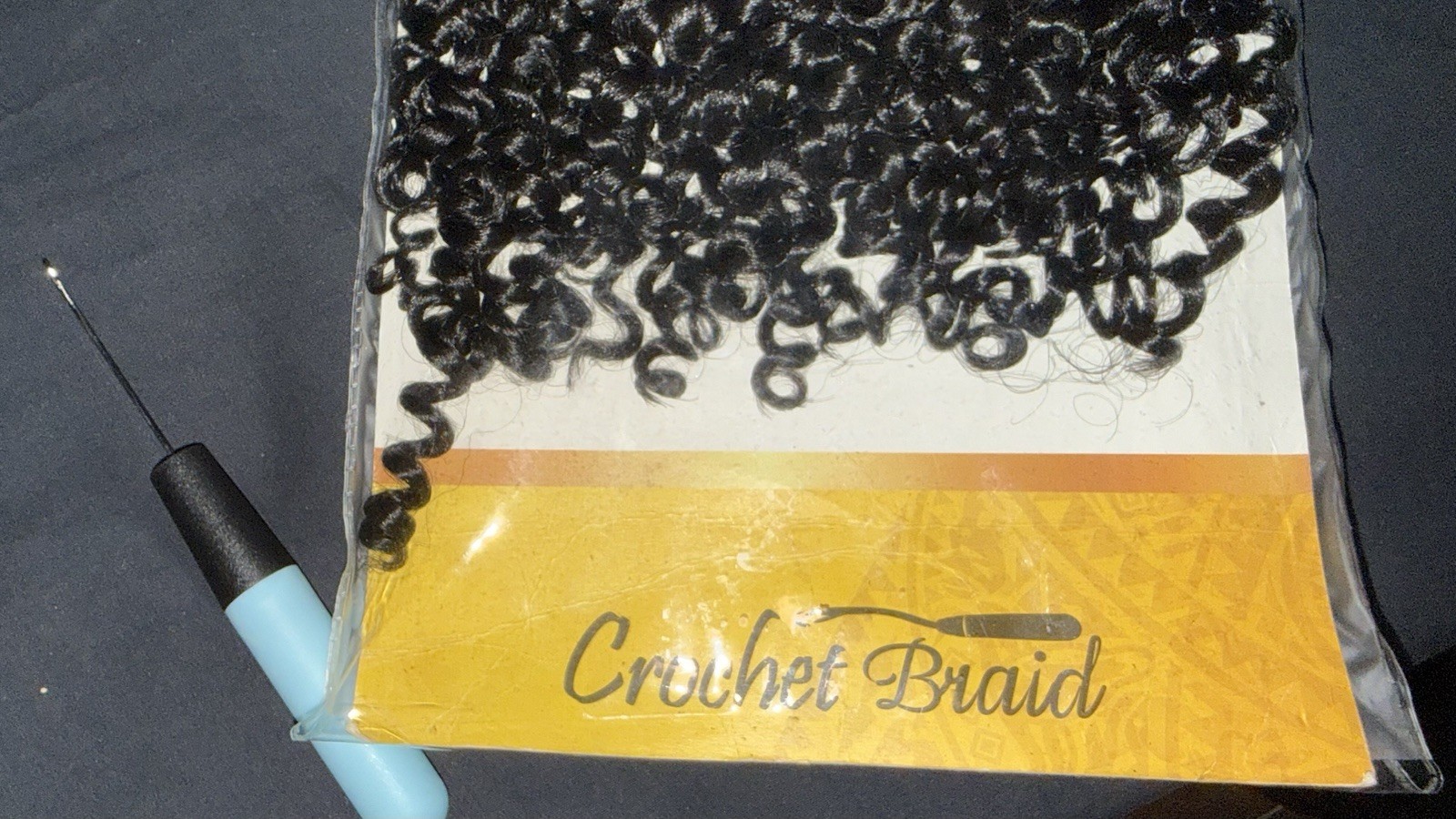 Zury VII Crochet Braid Hair Extension Curly Black 9-11in V-9-10-11 V-Shape