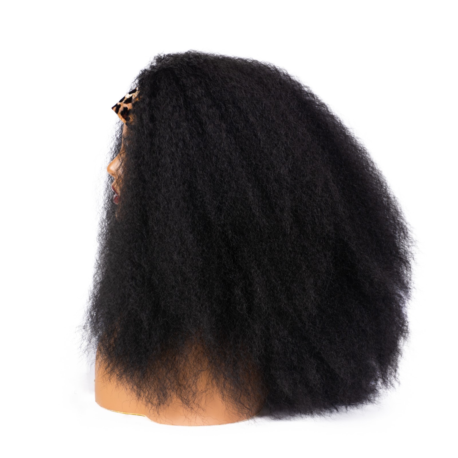 Headband synthetic afro kinky straight hair wig 14inches and 18 inches