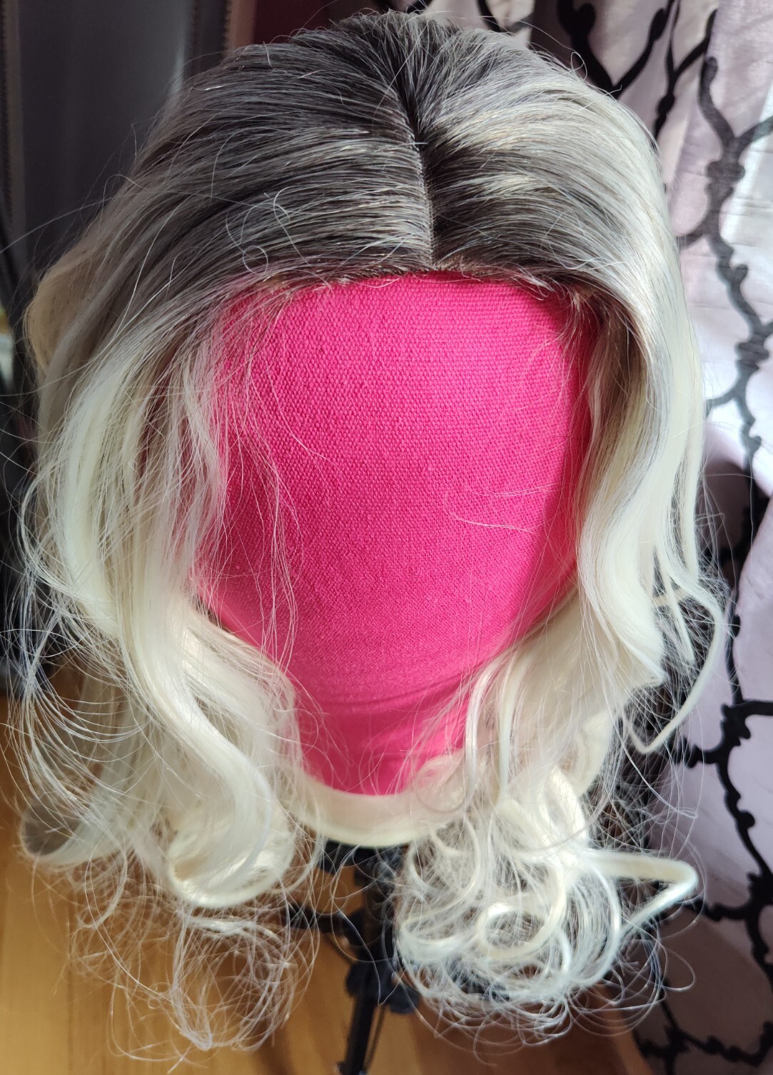 Natural Volume Silk Top Milky White 🤍 Hair Topper 6×5 Blonde Extensions 16″
