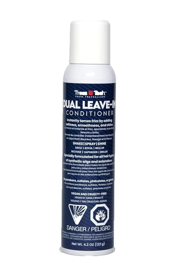 TressTech Dual Leave-In Conditioner, Revitalize Wig, 4.3 Oz MUST HAVE FOR WIGS