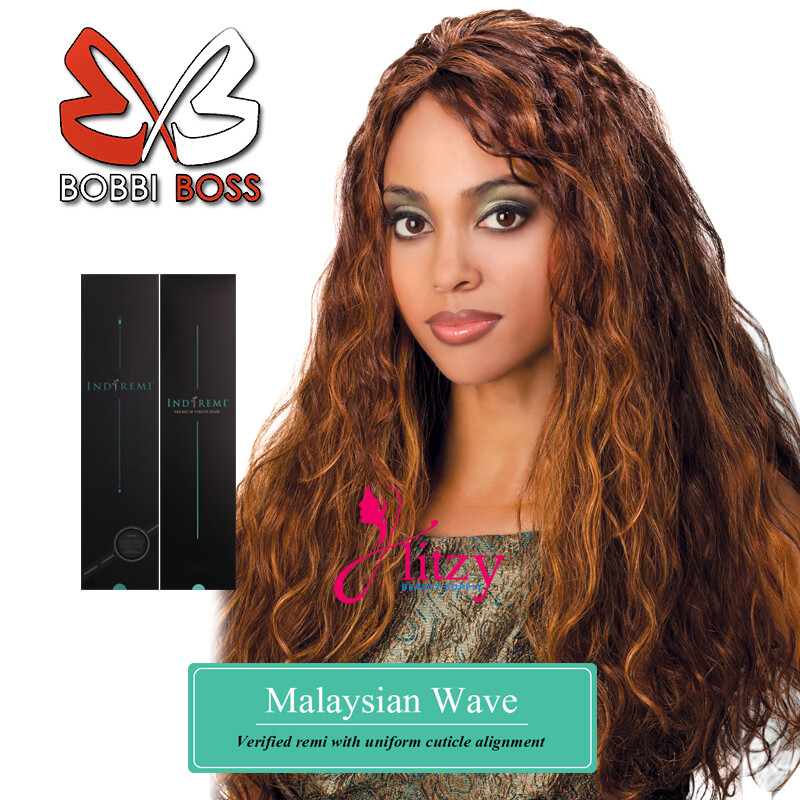 Bobbi Boss Indi Remi Malaysian Wave Luxury Remi Human Hair WVG 12″,14″,16″,18″