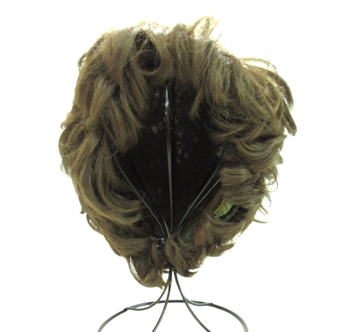 LONDON GIRL By SHAKE-N-GO Fit Cap SHORT CURLY Medium Brown SYNTHETIC HAIR WIG L