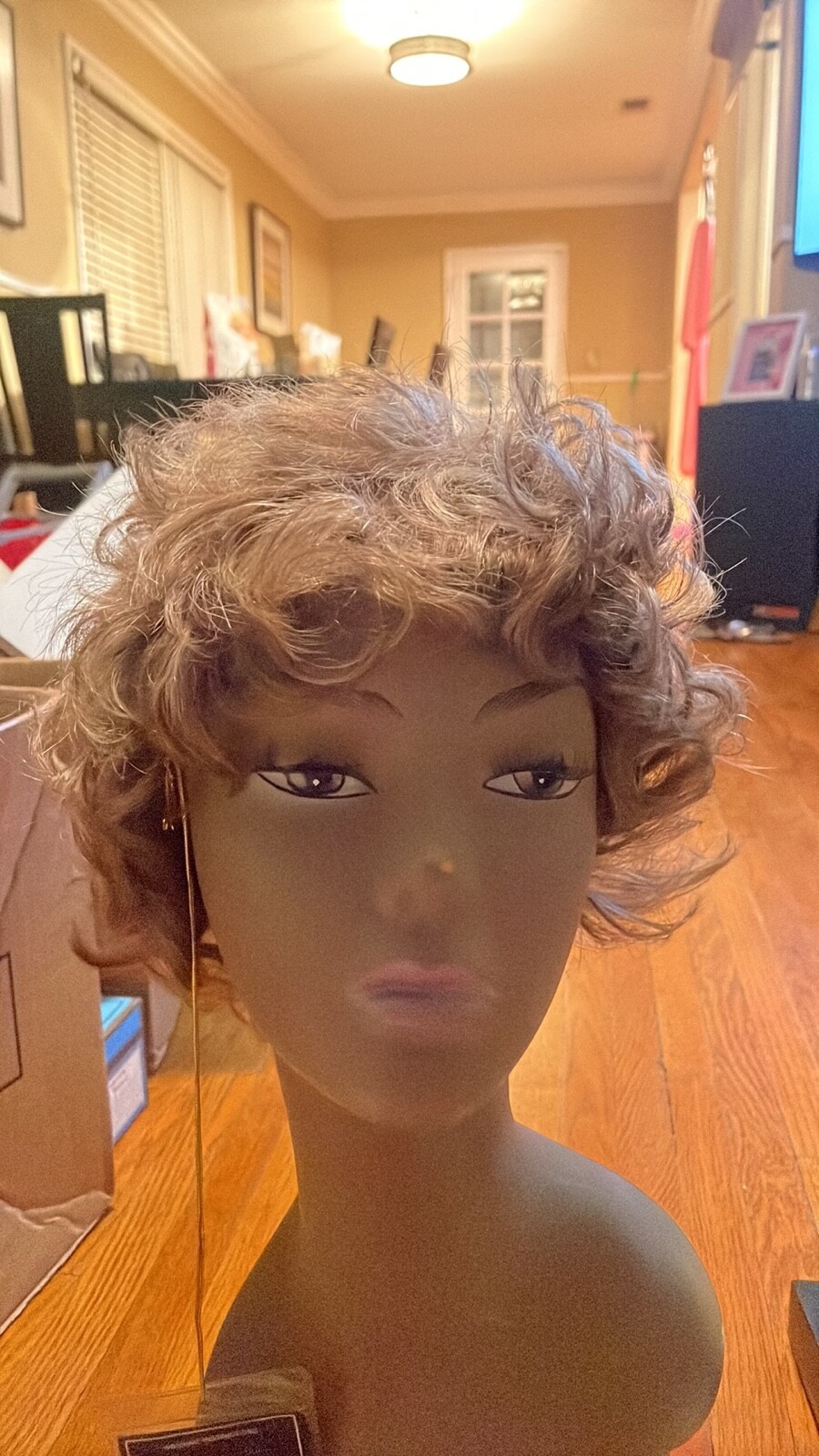 aspen human hair wig was on display but never worn color 10/16 style CH 25/rose