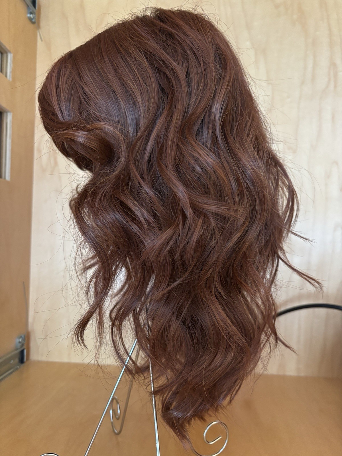Wigs For Every Woman Auburn Red Wavy Wig