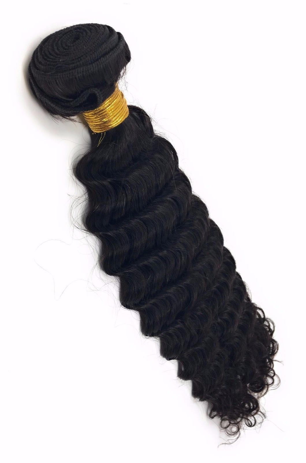 9A Remy Virgin Deep Wave Natural Color Sew In 100 Brazilian Human Hair Extension
