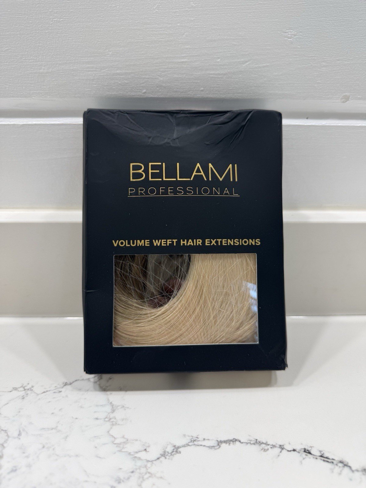 Bellami Professional Volume Weft 16” Walnut Brown Ash Blonde #3/60 Rooted 120g