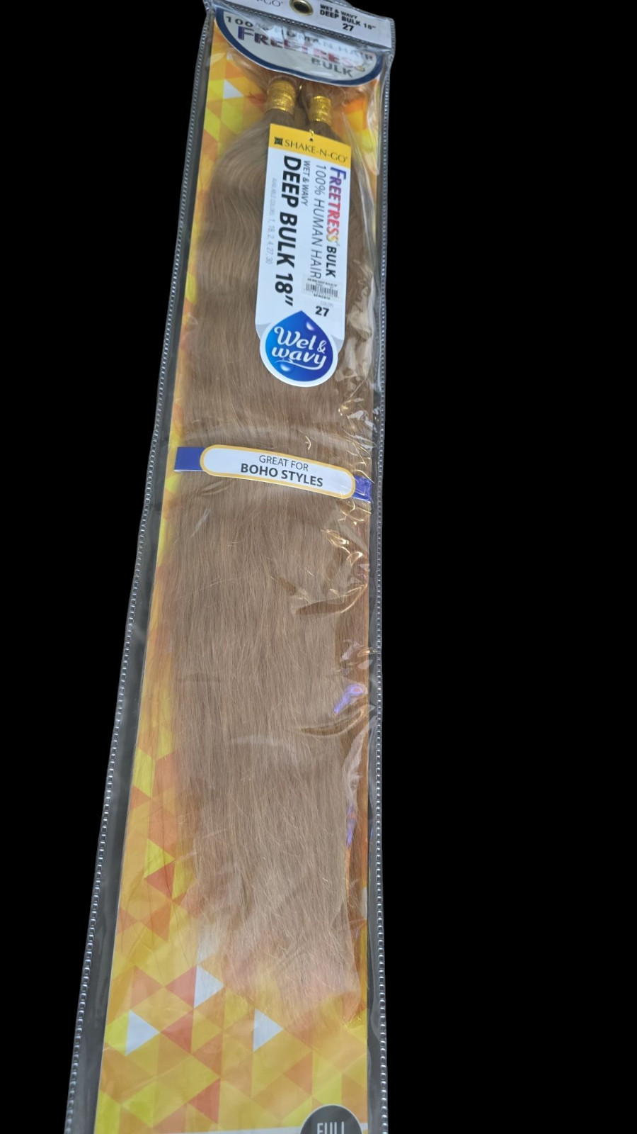 freetress deep bulk wet and wavy18 inch color 27