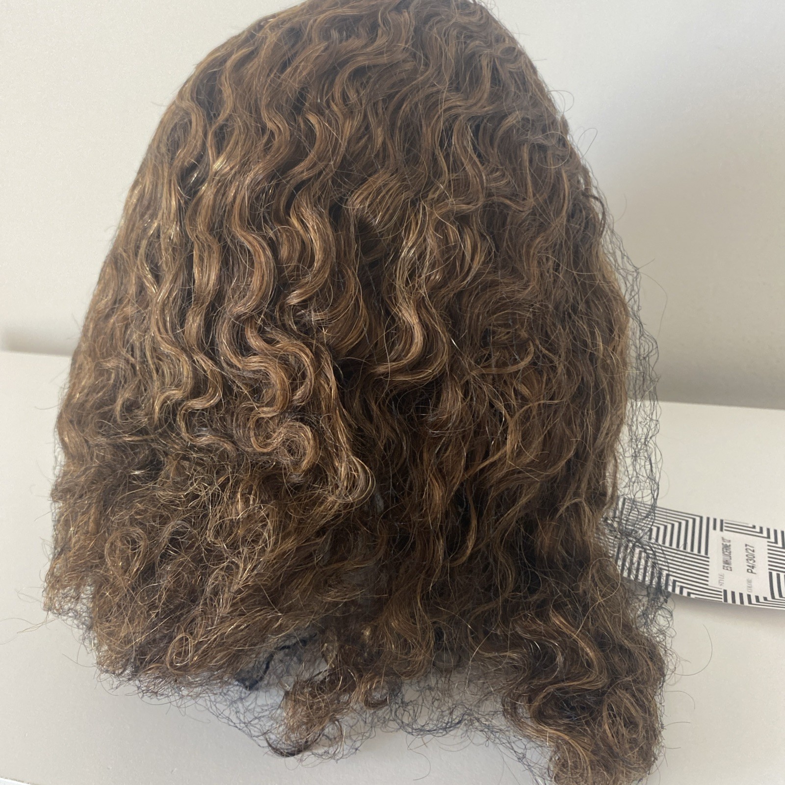 Spotlight 100% Human Hair Wig Kinky Curly ES WH Lucerne 12” Color P4/30/27 NEW