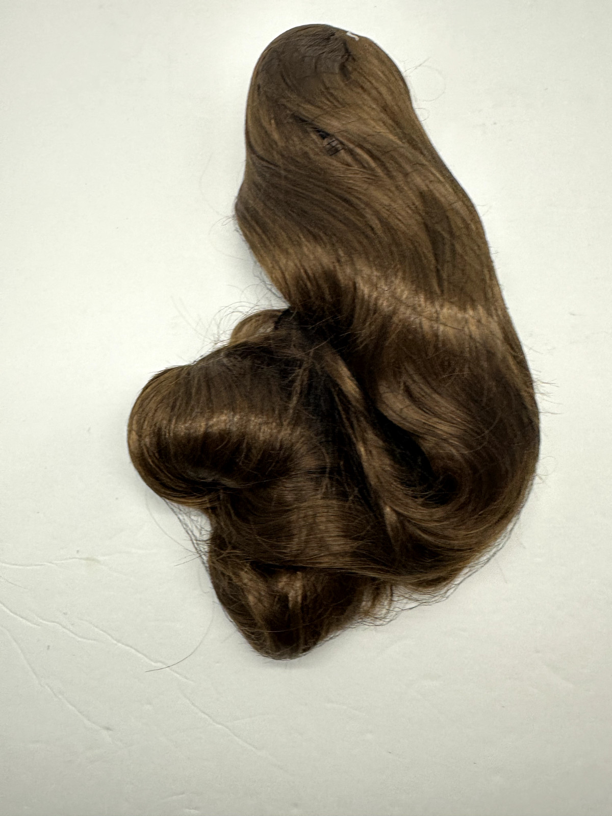 Dark Brown Synthetic Wig – Realistic Look, Non-Human Hair- high-quality