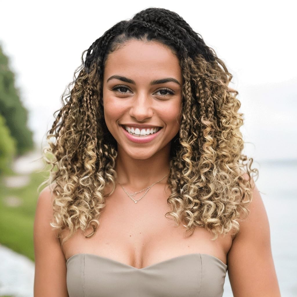 Effortless 10″ Goddess Crochet Hair – 3 Packs Curly Boho Braids for Black Women