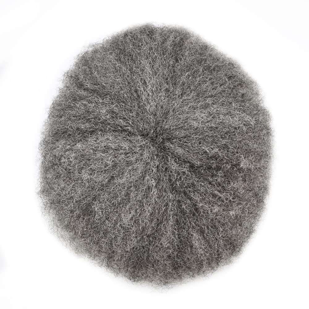 Lace Front Afro Curl Mens Toupee Hairpiece African American Hair Unit