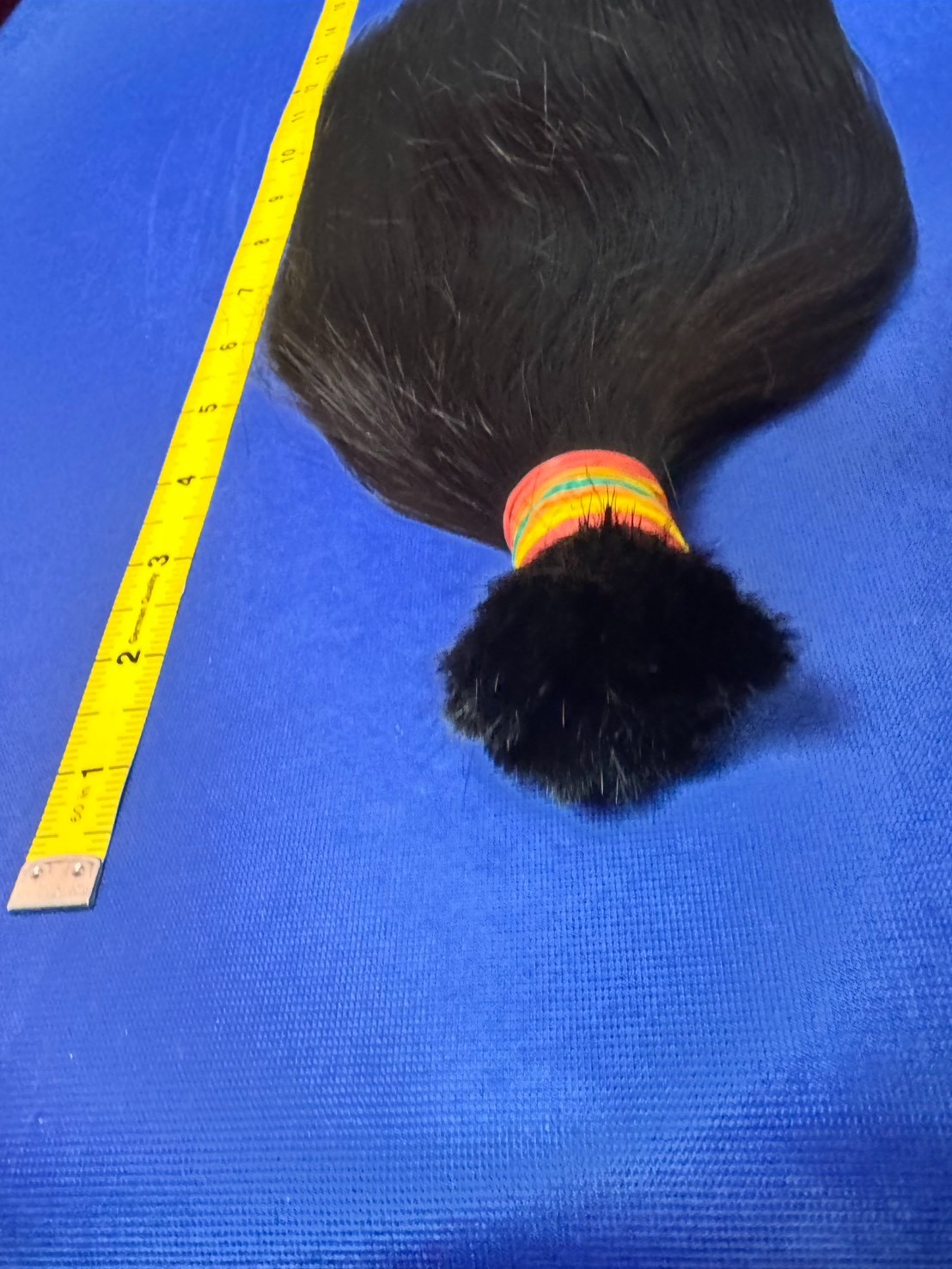1483 Real Human Hair Ponytail 16” 115g – Soft Straight, Clean Cut